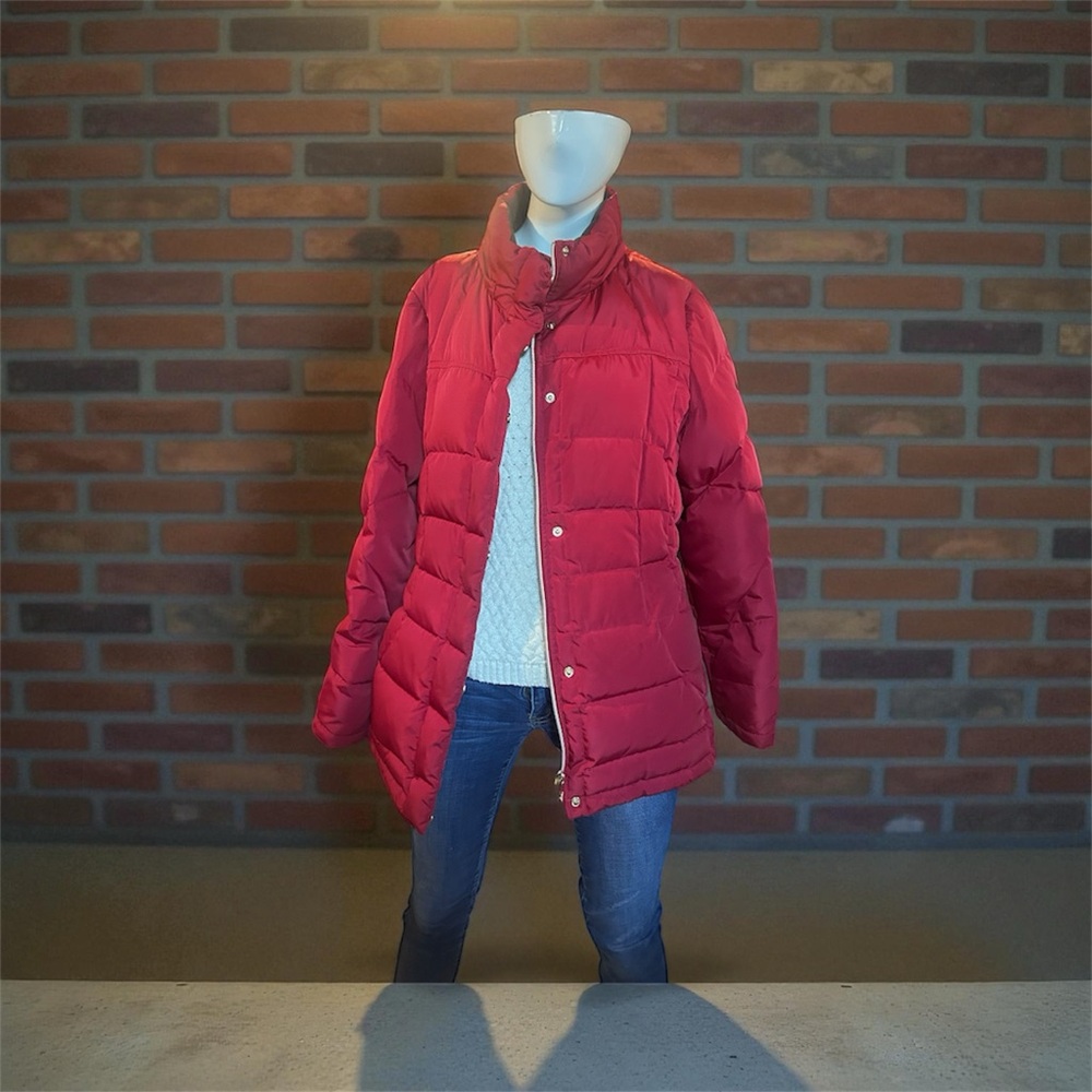 Calvin Klein Women's Bold Red Puffer Jacket
